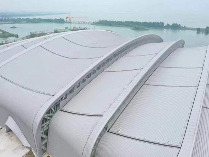 太湖試驗(yàn)廳金屬屋面